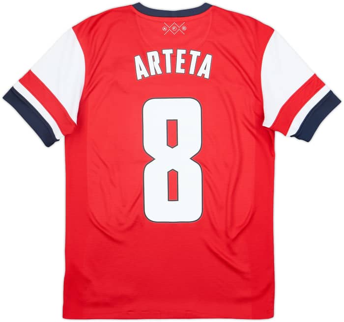 2012-14 Arsenal Home Shirt Arteta #8 - 7/10 - (M)