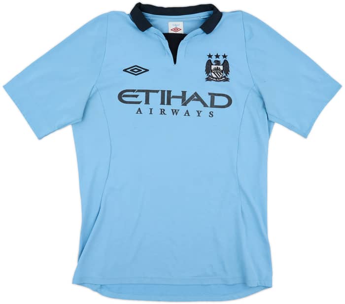 2012-13 Manchester City Home Shirt Kun Aguero #16 - 6/10 - (M)