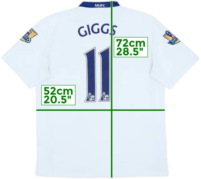 2008-10 Manchester United Away Shirt Giggs #11 - 5/10 - (M)