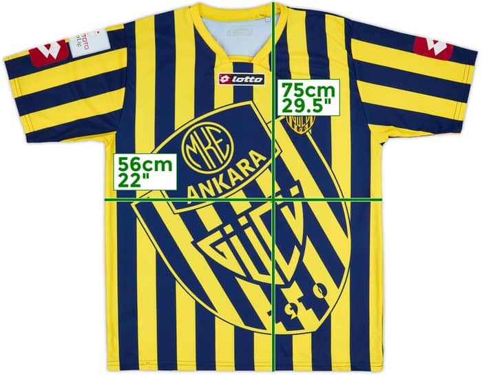 2011-12 MKE Ankaragucu Home Shirt - 7/10 - (L)