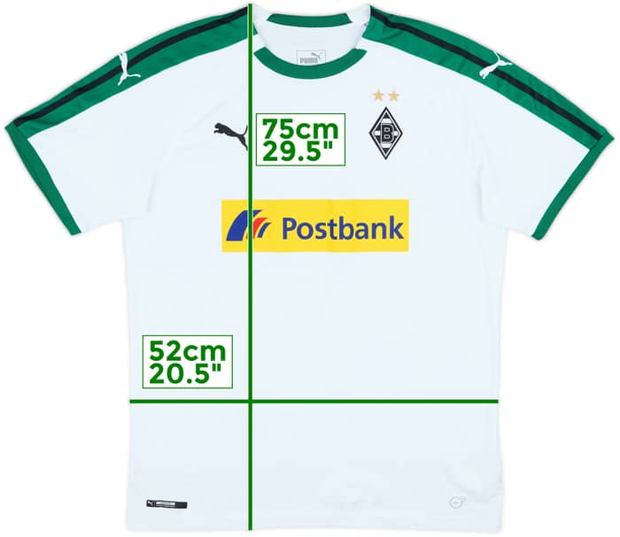 2018-19 Borussia Monchengladbach Home Shirt - 8/10 - (L)