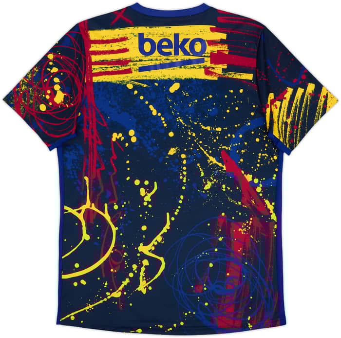 2019-20 Barcelona Nike Pre-Match Shirt - 9/10 - (L)