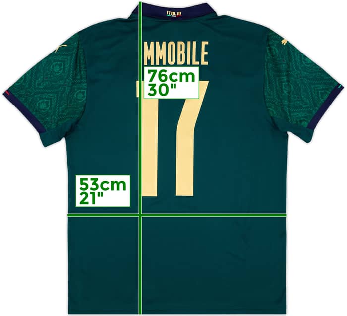 2019-20 Italy Third Shirt Immobile #17 - 9/10 - (L)