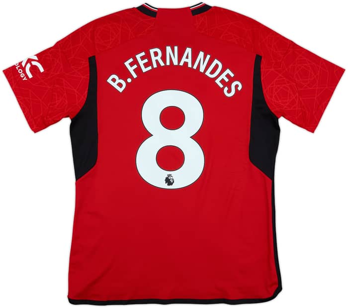 2023-24 Manchester United Home Shirt B.Fernandes #8 - 10/10 - (L)