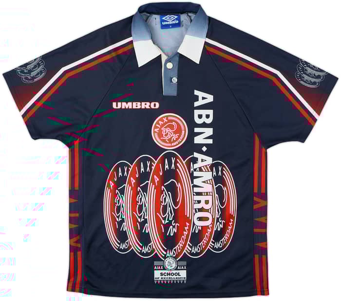 1997-98 Ajax Away Shirt Laudrup #11 - 6/10 - (M)