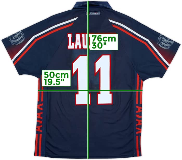 1997-98 Ajax Away Shirt Laudrup #11 - 6/10 - (M)