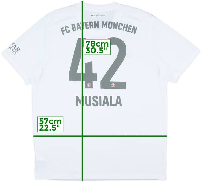 2019-20 Bayern Munich Away Shirt Musiala #42 - 9/10 - (XL)