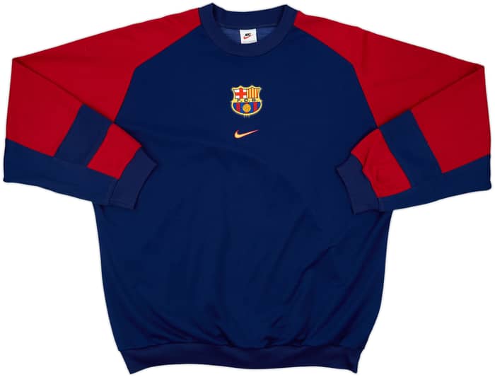 1998-99 Barcelona Nike Sweat Top - 9/10 - (XL)
