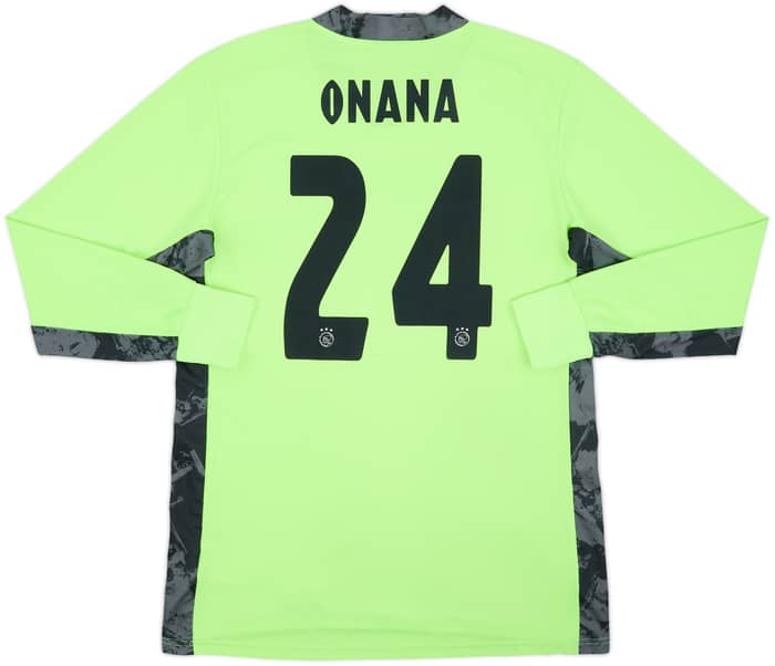 2020-21 Ajax GK Shirt Onana #24 - 7/10 - (L)