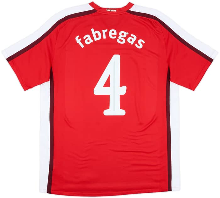 2008-10 Arsenal Home Shirt Fabregas #4 - 8/10 - (L)