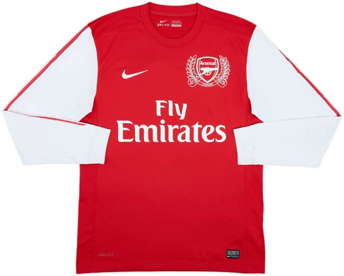 2011-12 Arsenal Home L/S Shirt Wilshere #19 - 7/10 - (M)