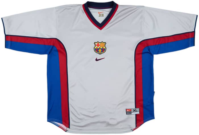 1998-01 Barcelona Away Shirt Rivaldo #11 - 9/10 - (XL)