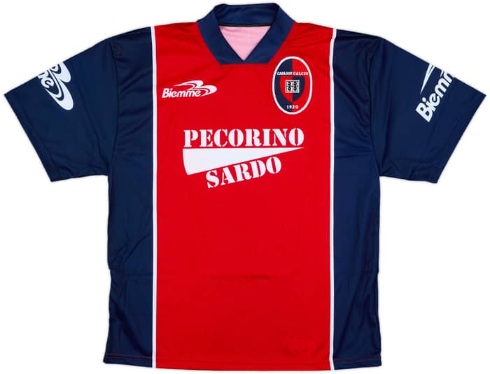 1999-00 Cagliari Biemme Training Shirt - 9/10 - (L)