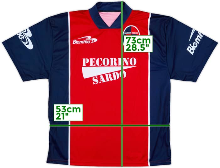 1999-00 Cagliari Biemme Training Shirt - 9/10 - (L)
