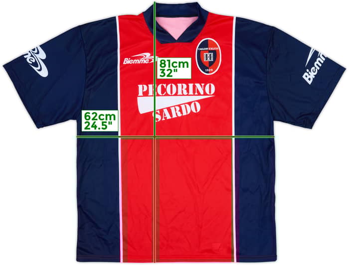 1999-00 Cagliari Biemme Training Shirt - 10/10 - (XXL)