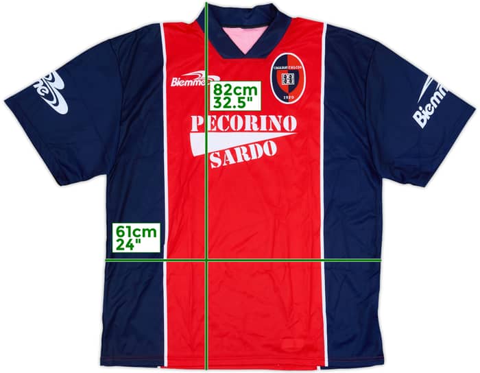 1999-00 Cagliari Biemme Training Shirt - 9/10 - (XXL)