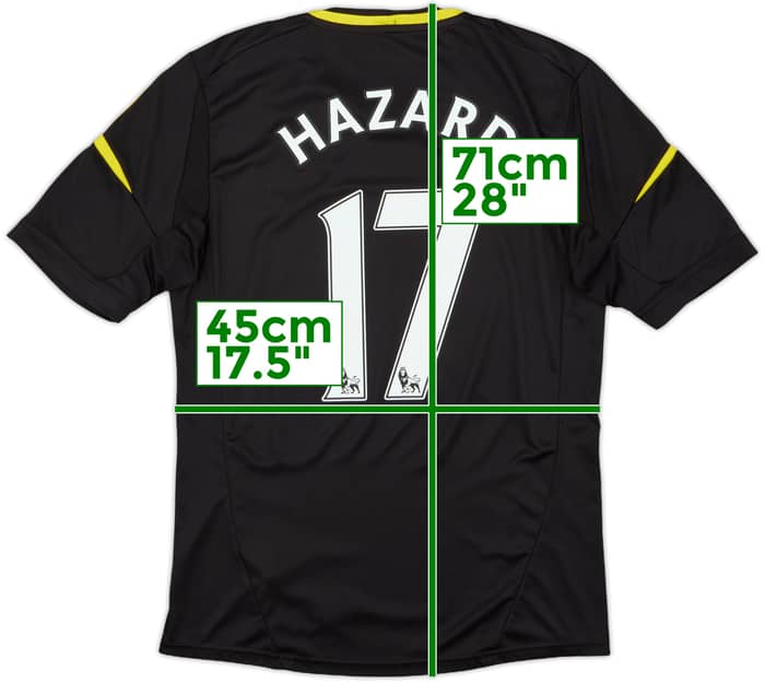 2012-13 Chelsea Third Shirt Hazard #17 - 9/10 - (M)