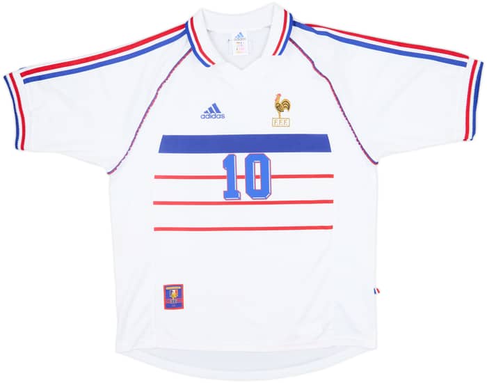1998 France Away Shirt Zidane #10 - 8/10 - (L)