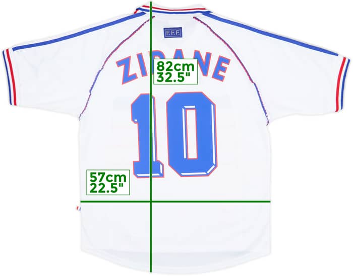 1998 France Away Shirt Zidane #10 - 8/10 - (L)