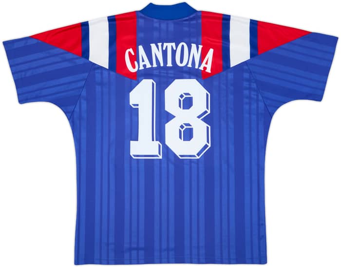 1992-94 France Home Shirt Cantona #18 - 10/10 - (XL)