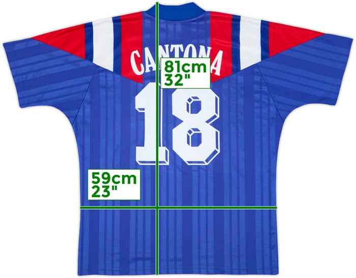1992-94 France Home Shirt Cantona #18 - 10/10 - (XL)