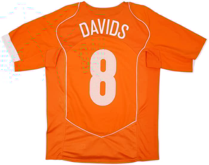 2004-06 Netherlands Home Shirt Davids #8 - 8/10 - (M)