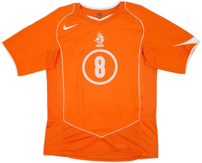 2004-06 Netherlands Home Shirt Davids #8 - 8/10 - (M)