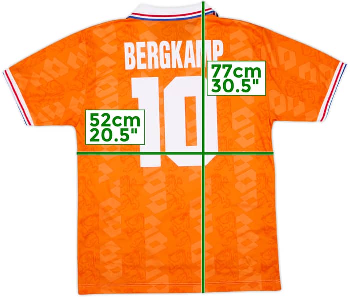 1994 Netherlands Home Shirt Bergkamp #10 - 8/10 - (L)