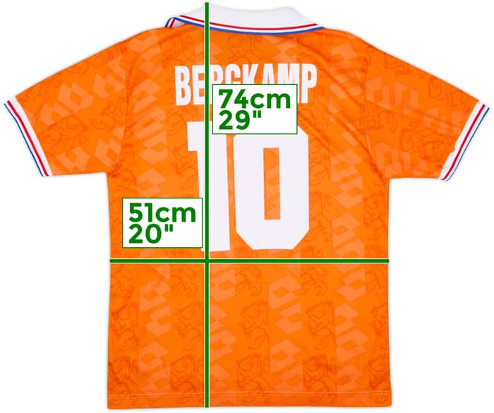 1994 Netherlands Home Shirt Bergkamp #10 - 8/10 - (L)