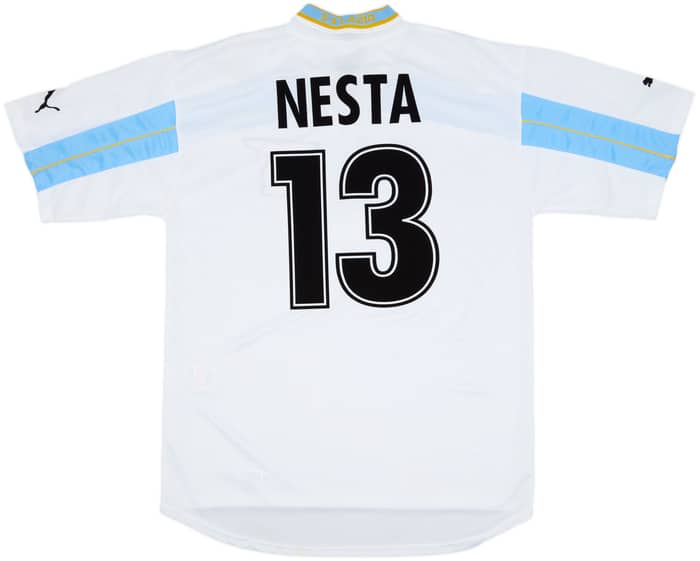 2000-01 Lazio Centenary Home Shirt Nesta #13 - 8/10 - (XL)