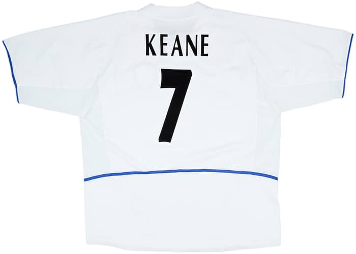 2002-03 Leeds United Home Shirt Keane #7 - 8/10 - (XXL)