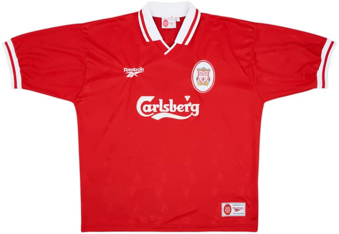 1996-98 Liverpool Home Shirt McManaman #7 - 8/10 - (XL)