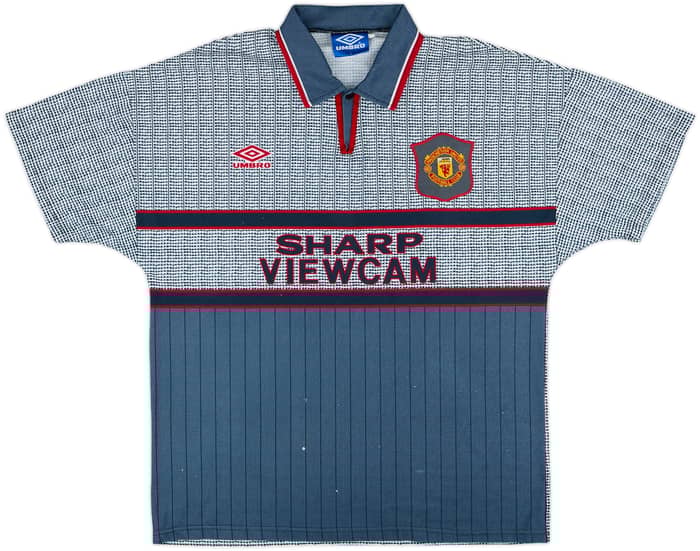1995-96 Manchester United Away Shirt Cantona #7 - 5/10 - (L)