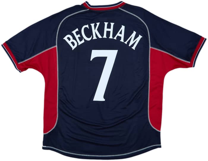 2000-01 Manchester United Third Shirt Beckham #7 - 9/10 - (XL)