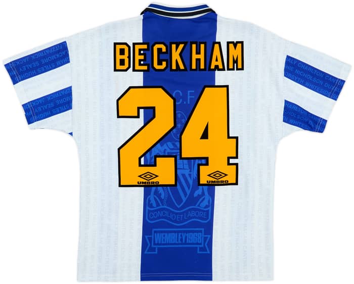 1994-96 Manchester United Third Shirt Beckham #24 - 8/10 - (M)