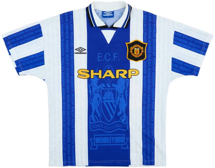 1994-96 Manchester United Third Shirt Beckham #24 - 8/10 - (M)