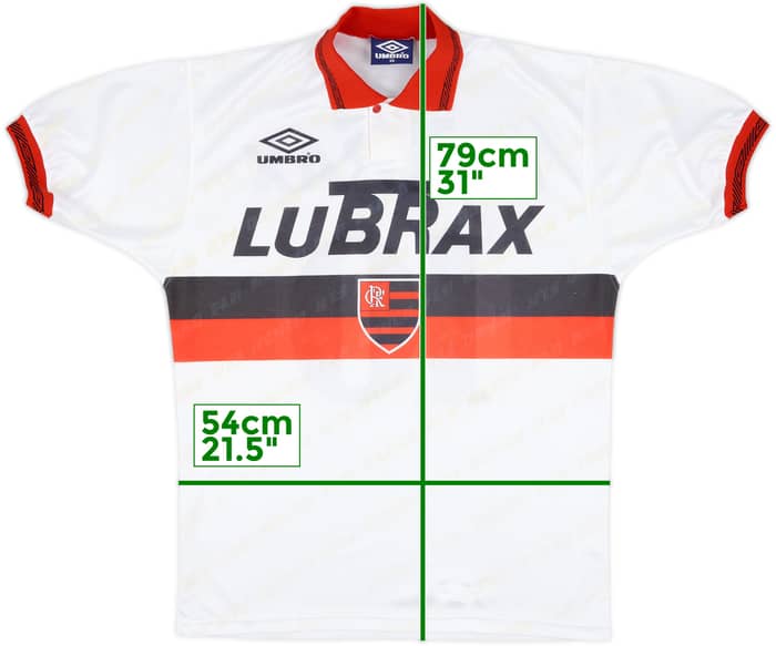 1993-94 Flamengo Away Shirt #10 - 8/10 - (L)