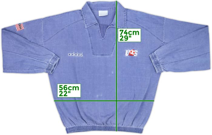 1994 USA adidas Drill Top - 7/10 - (L)