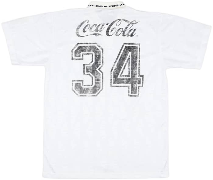 1993 Santos Home Shirt #34 - 5/10 - (XL)