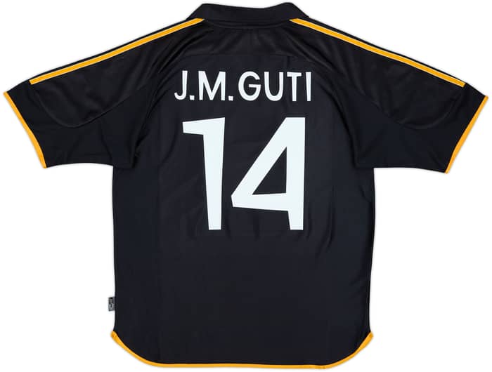 1999-01 Real Madrid Away Shirt J.M.Guti #14 - 9/10 - (L)