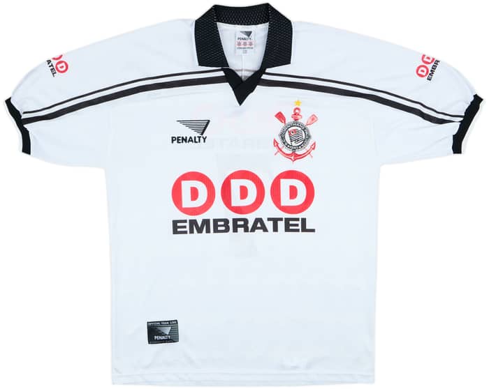 1998 Corinthians Home Shirt #7 - 8/10 - (L)