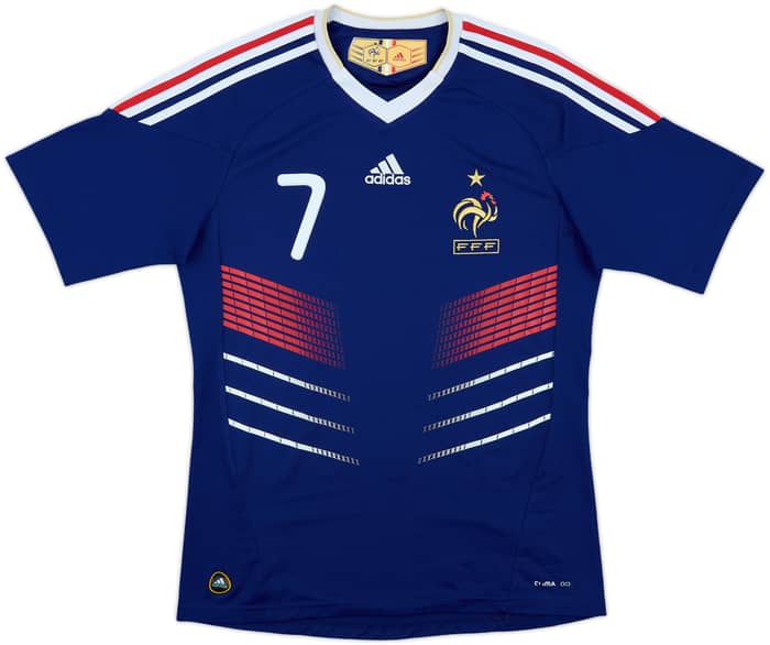 2009-10 France Home Shirt Ribery #7 - 9/10 - (S)