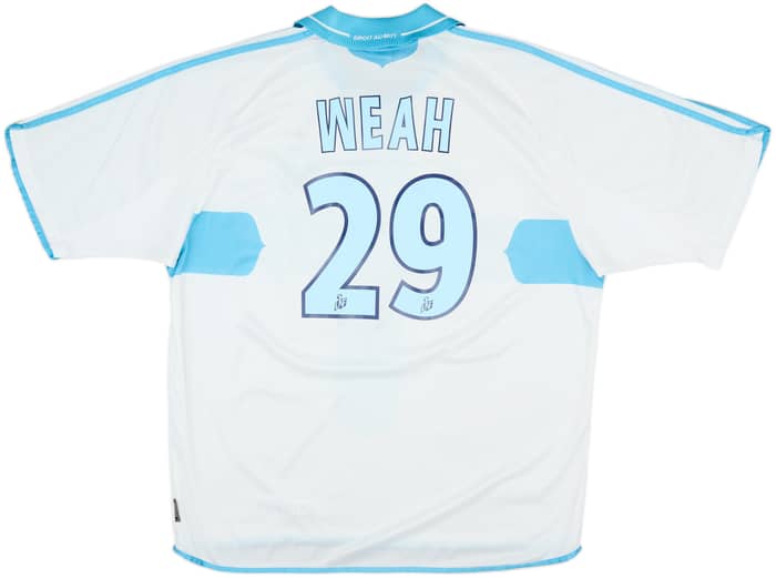 2000-01 Olympique Marseille Home Shirt Weah #29 - 8/10 - (XL)
