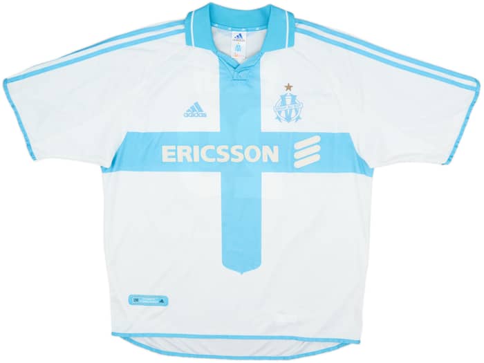 2000-01 Olympique Marseille Home Shirt Weah #29 - 8/10 - (XL)