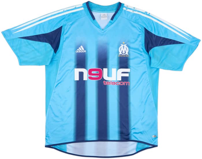 2004-05 Olympique Marseille Away Shirt Lizarazu #3 - 6/10 - (L)