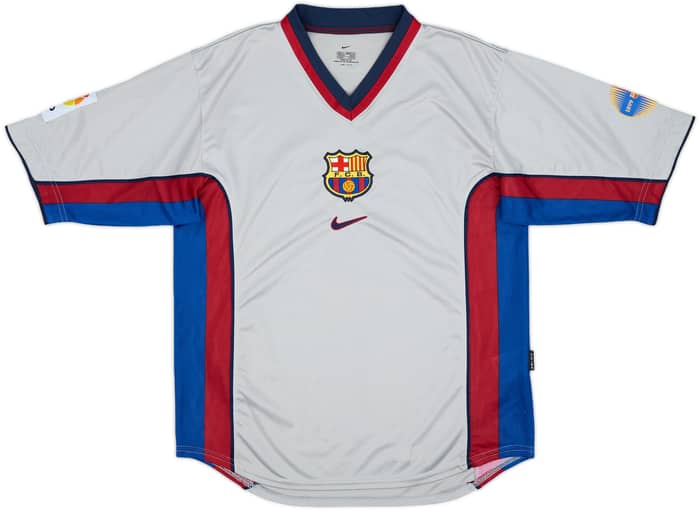 1998-01 Barcelona Away Shirt Rivaldo #11 - 8/10 - (M)
