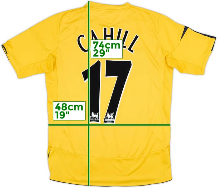 2005-06 Everton Third Shirt Cahill #17 - 6/10 - (M)