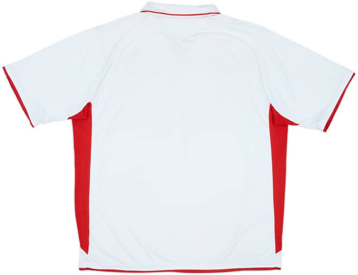 2005-06 England Umbro 1/4 Zip Polo Shirt - 5/10 - (XL)