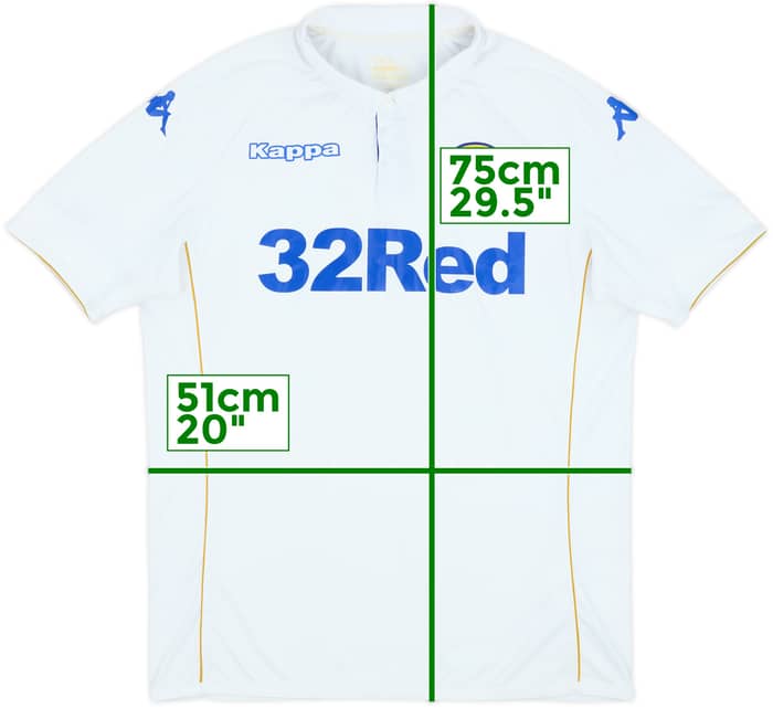 2016-17 Leeds United Home Shirt - 6/10 - (L)