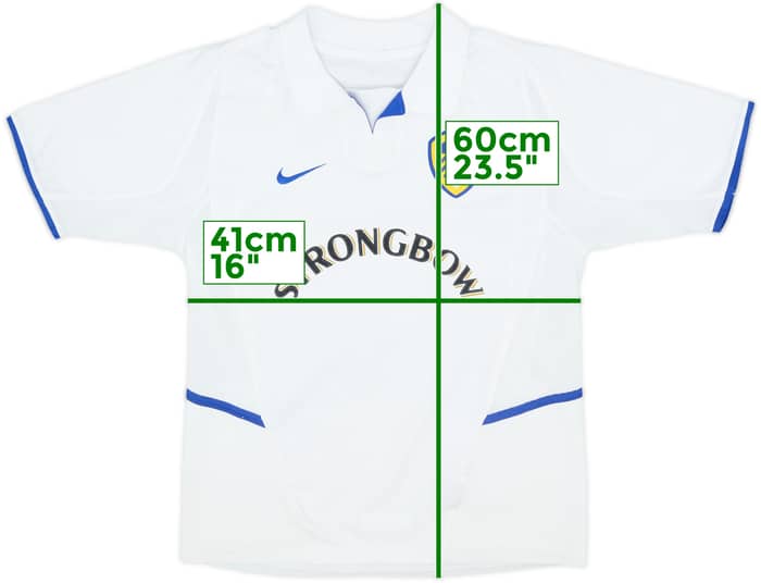 2002-03 Leeds United Home Shirt - 7/10 - (M.Boys)